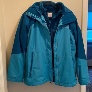 Columbia interchange jacket for women size medium